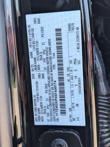 Photo of 2025 Agate Black Metallic Ford F-150