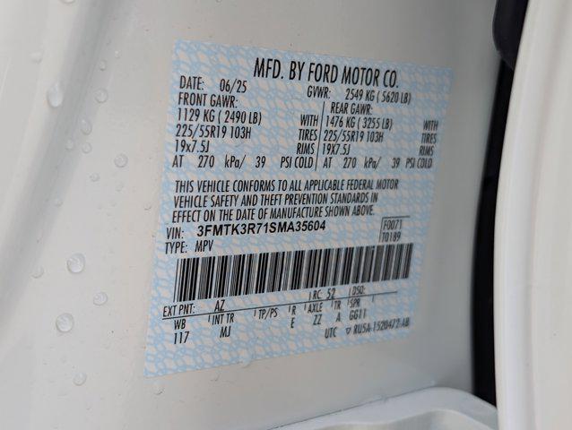 Photo of 2025 Star White Metallic Tri-Coat Ford Mustang Mach-E