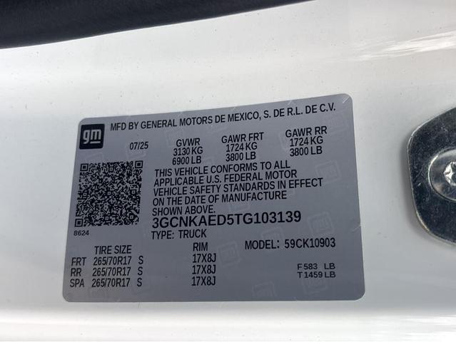 Photo of 2026 Summit White Chevrolet Silverado 1500