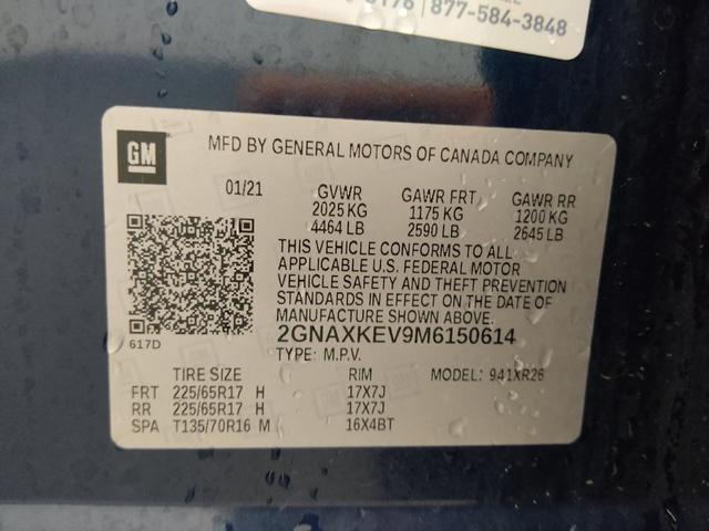 Photo of 2021 Blue Chevrolet Equinox