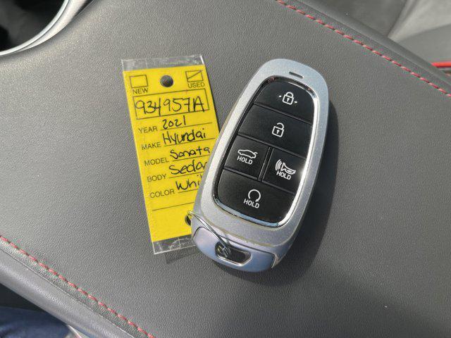 Photo of 2021 Quartz White Hyundai SONATA