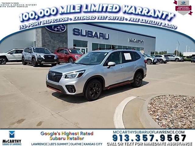 Photo of 2021 Ice Silver Subaru Forester