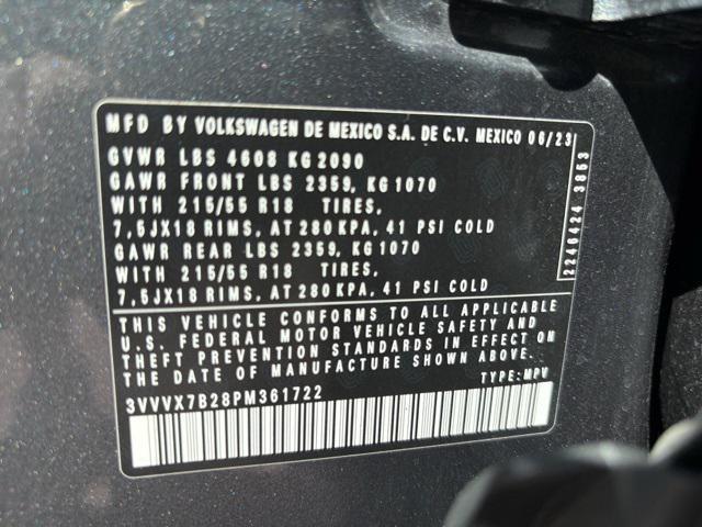 Photo of 2023 Platinum Gray Metallic Volkswagen Taos