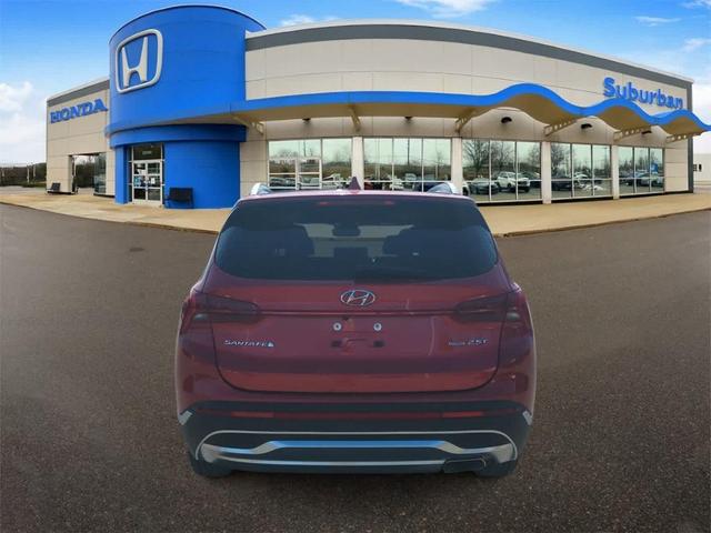 Photo of 2023 Calypso Red Hyundai SANTA FE