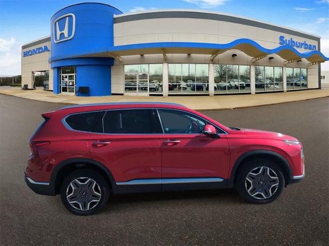 Photo of 2023 Calypso Red Hyundai SANTA FE