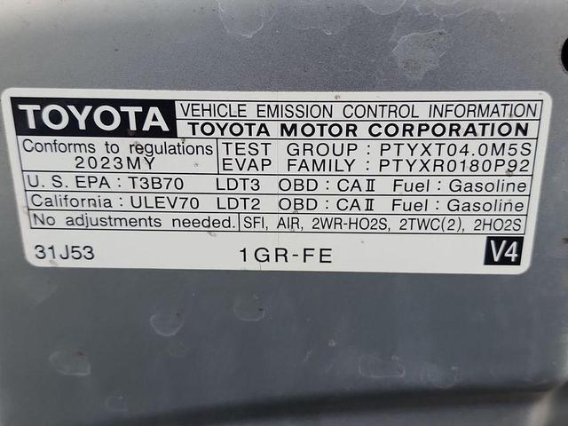 Photo of 2023 Classic Silver Metallic Toyota 4Runner