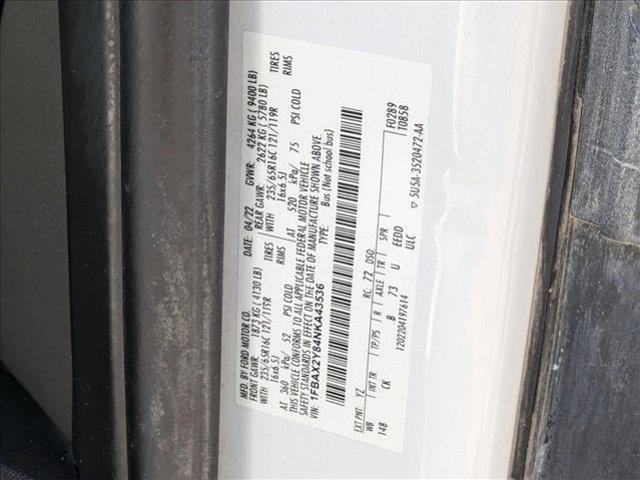 Photo of 2022 Oxford White Ford Transit-350