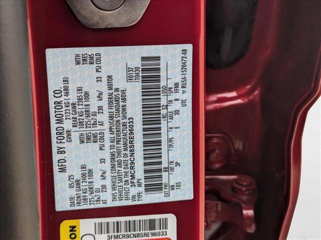 Photo of 2025 Ruby Red Metallic Tinted Clearcoat Ford Bronco Sport