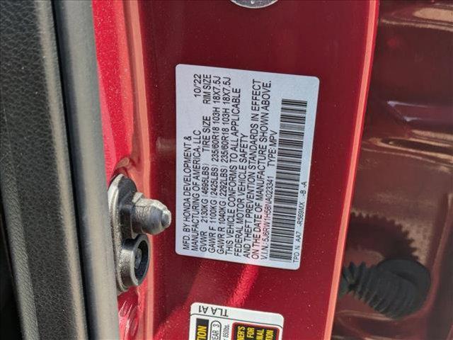 Photo of 2022 Radiant Red Metallic Honda CR-V