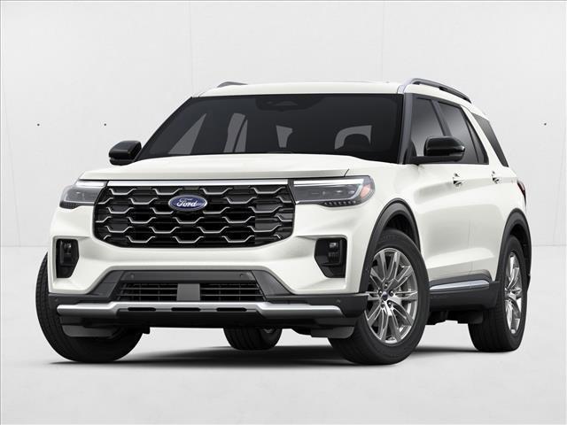 Photo of 2025 Star White Metallic Tri-Coat Ford Explorer