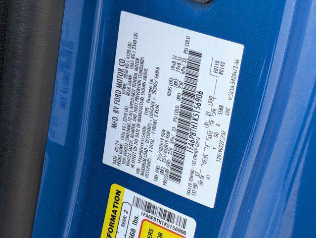 Photo of 2019 Kona Blue Metallic Ford Mustang