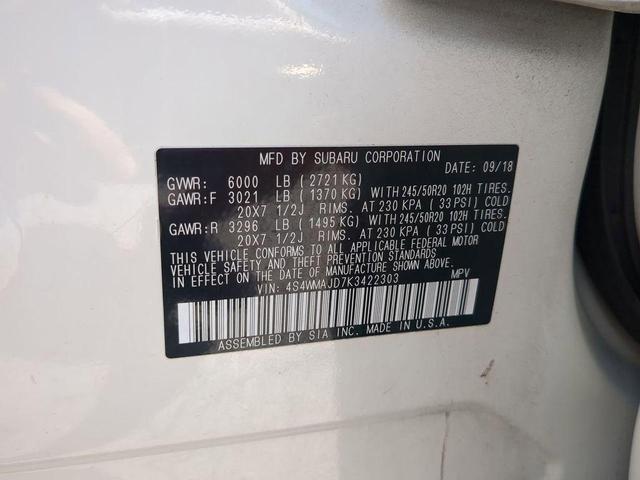 Photo of 2019 Crystal White Pearl Subaru Ascent