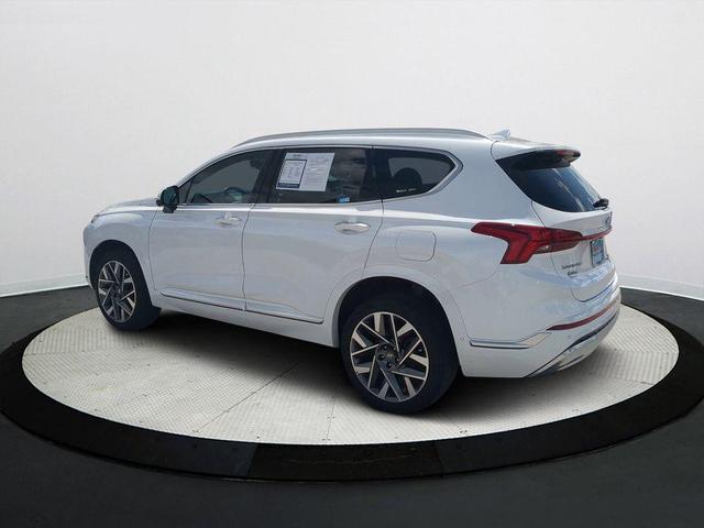 Photo of 2021 Quartz White Hyundai SANTA FE
