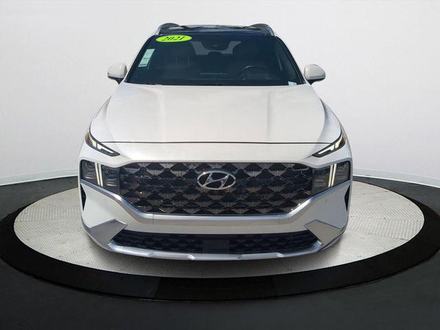 Photo of 2021 Quartz White Hyundai SANTA FE
