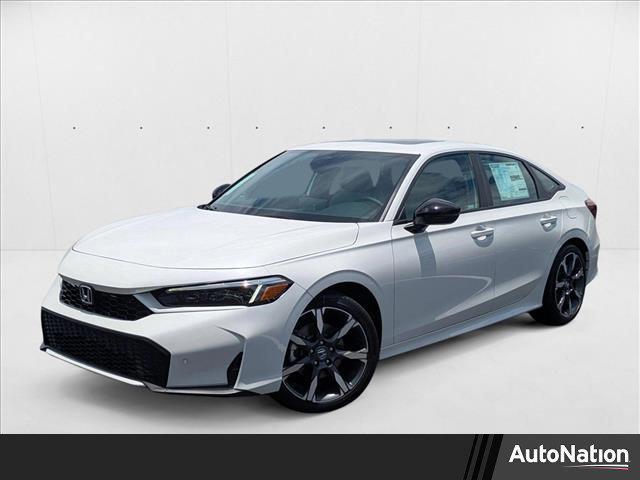 Photo of 2025 Platinum White Pearl Honda Civic Hybrid
