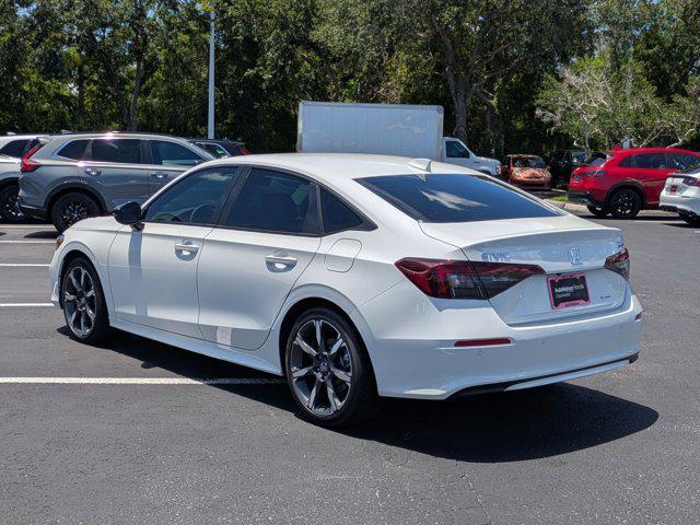 Photo of 2025 Platinum White Pearl Honda Civic Hybrid