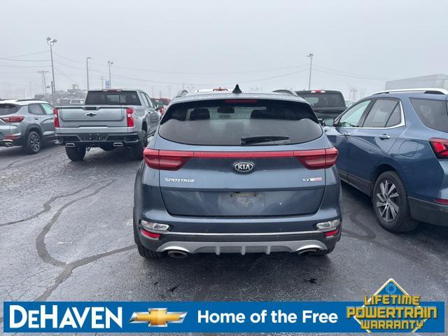 Photo of 2021 Pacific Blue Kia Sportage