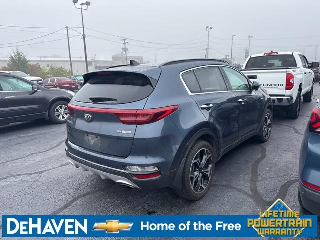 Photo of 2021 Pacific Blue Kia Sportage