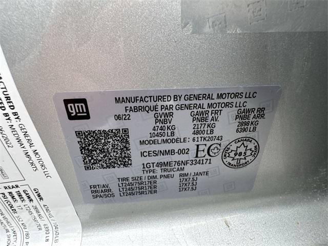 Photo of 2022 Quicksilver Metallic GMC Sierra 2500