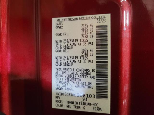 Photo of 2023 Scarlet Ember Tintcoat Nissan Rogue