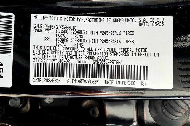 Photo of 2023 Black Toyota Tacoma