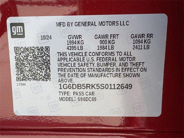 Photo of 2025 Radiant Red Tintcoat Cadillac CT4