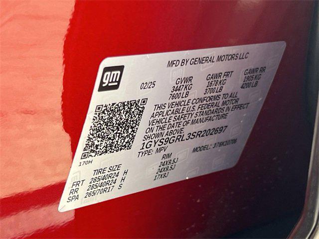 Photo of 2025 Radiant Red Tintcoat Cadillac Escalade