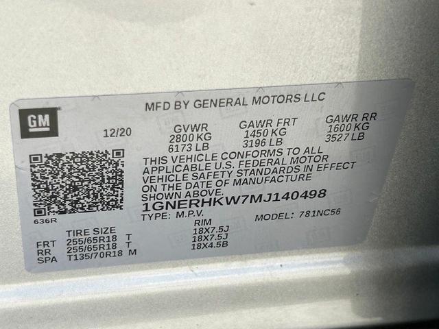 Photo of 2021 Silver Ice Metallic Chevrolet Traverse