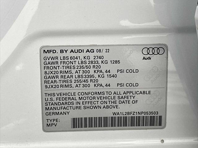 Photo of 2022 Glacier White Metallic Audi e-tron