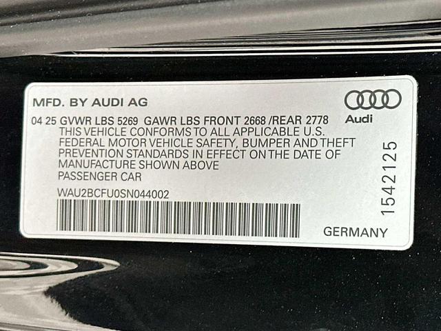 Photo of 2025 Mythos Black Metallic Audi A5