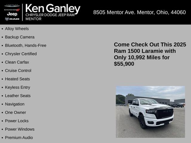 Photo of 2025 Bright White Clearcoat RAM 1500