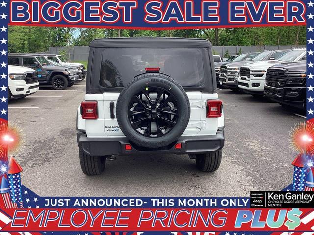 Photo of 2025 Bright White Clearcoat Jeep Wrangler 4xe