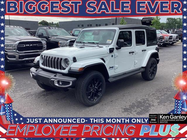 Photo of 2025 Bright White Clearcoat Jeep Wrangler 4xe