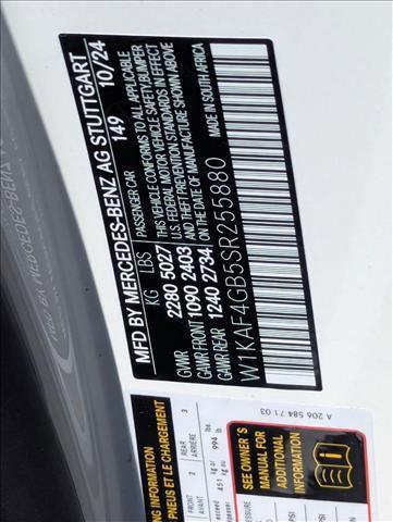 Photo of 2025 Polar White Mercedes-Benz C-Class