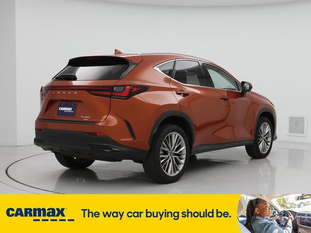 Photo of 2022 Orange Lexus NX 350