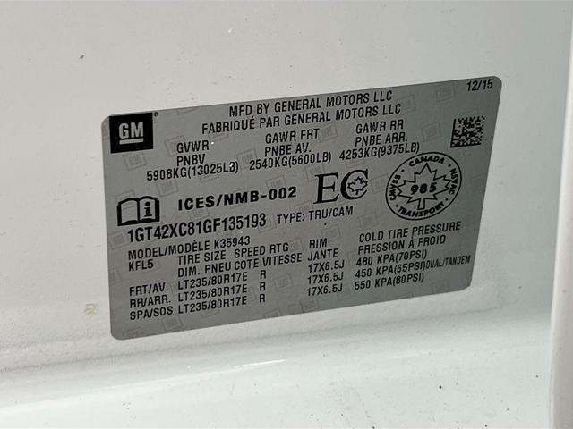 Photo of 2016 White GMC Sierra 3500