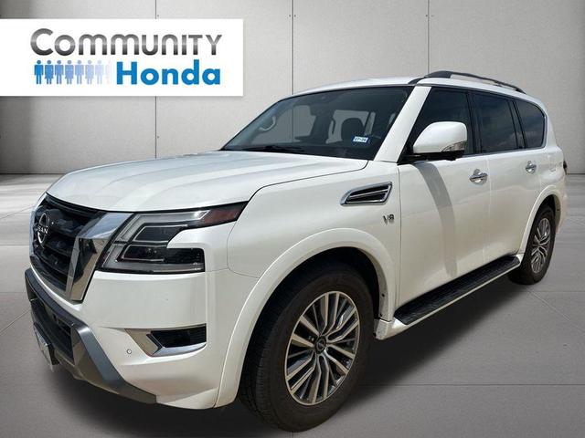 Photo of 2021 Aspen White Tricoat Nissan Armada