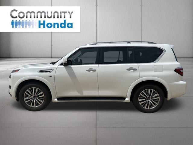 Photo of 2021 Aspen White Tricoat Nissan Armada