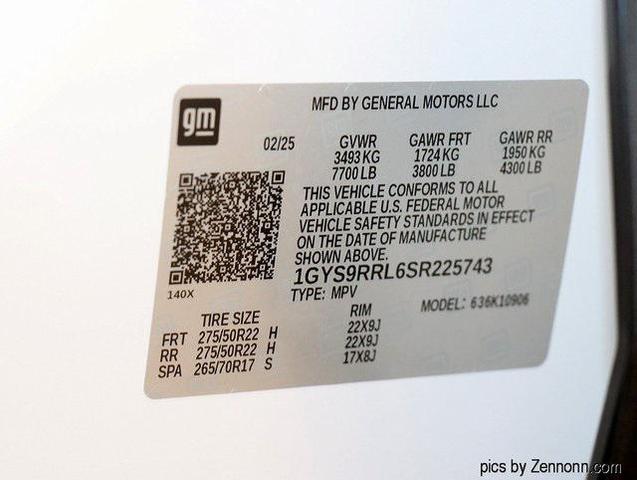 Photo of 2025 Crystal White Tricoat Cadillac Escalade ESV