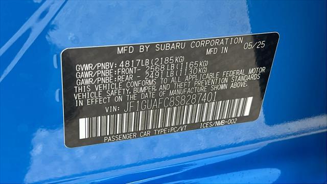 Photo of 2025 Oasis Blue Pearl Subaru Impreza