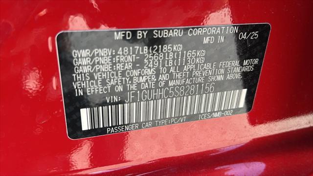 Photo of 2025 Pure Red Subaru Impreza