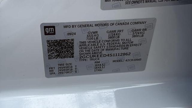 Photo of 2025 Summit White Chevrolet Silverado 1500