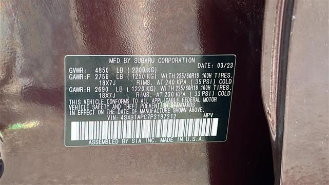 Photo of 2023 Dark Mahogany Pearl Subaru Outback