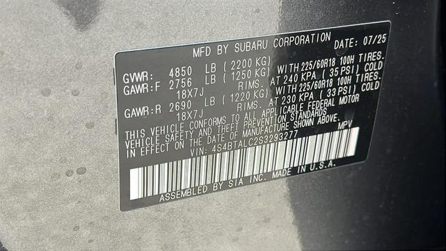 Photo of 2025 Magnetite Gray Metallic Subaru Outback