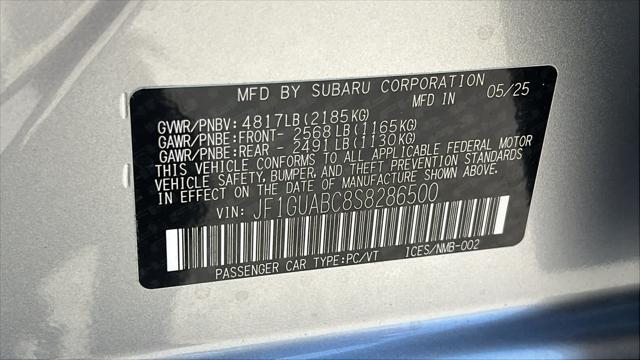 Photo of 2025 Ice Silver Metallic Subaru Impreza