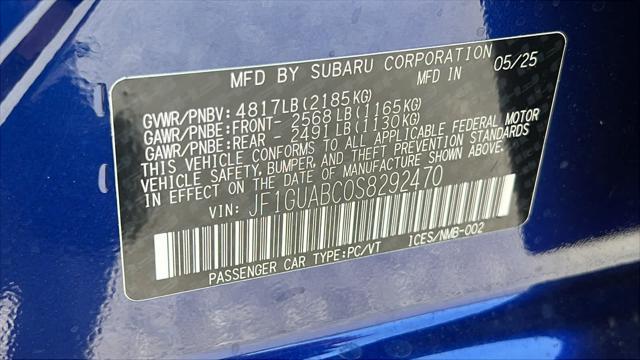 Photo of 2025 Sapphire Blue Pearl Subaru Impreza