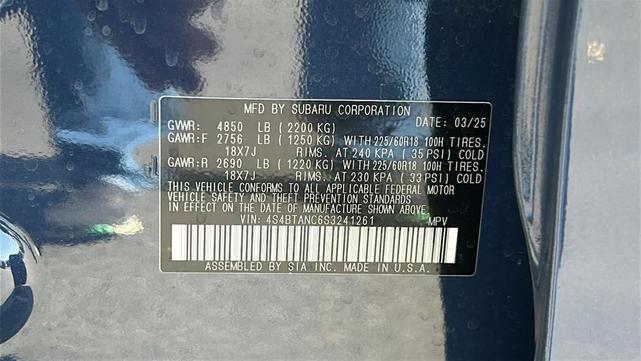 Photo of 2025 Cosmic Blue Pearl Subaru Outback