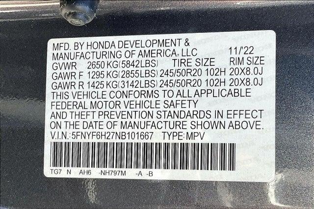 Photo of 2022 Gray Honda Pilot
