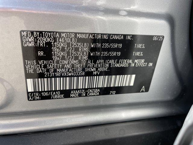 Photo of 2025 Silver Sky Metallic Toyota RAV4