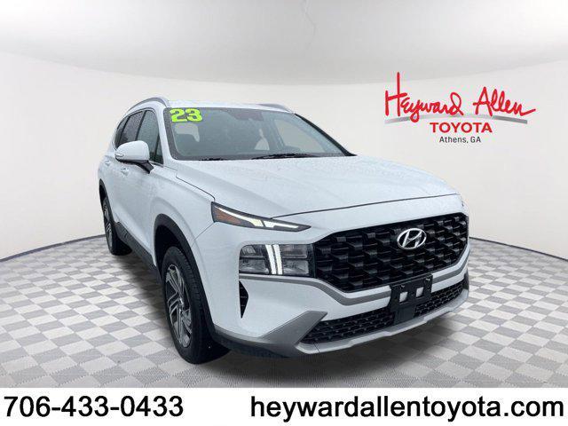 Photo of 2023 Serenity White Pearl Hyundai SANTA FE